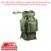 100L MILITARY CAMPING HIKING MOUNTAIN TRAVEL WATER PROOF BACKPACK WITH RAIN COVE